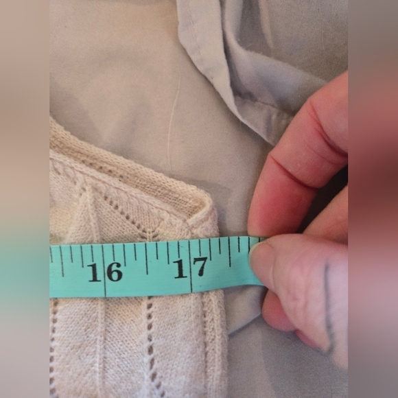 2 FOR 1!! Amazon | Orange Sleeveless Knit Top + Beige (Same), Ptp 17" - Picture 10 of 11